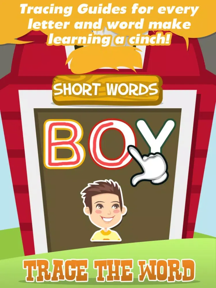 ภาพหน้าจอของ Letter Trace with Uppercase, Lowercase, and Short Words iPad 