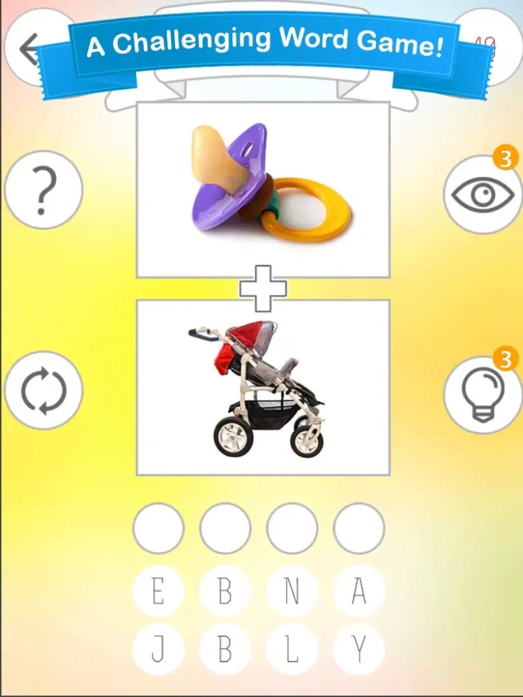 Zrzuty ekranu Mix Two Photos - A Word Photo Puzzle Game for your Brain iPad 