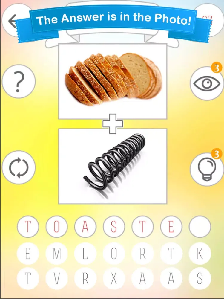 Zrzuty ekranu Mix Two Photos - A Word Photo Puzzle Game for your Brain iPad 