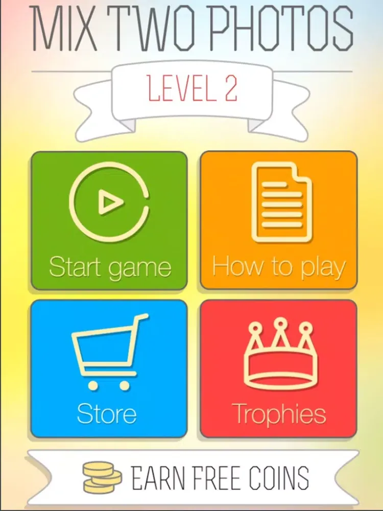 Zrzuty ekranu Mix Two Photos - A Word Photo Puzzle Game for your Brain iPad 