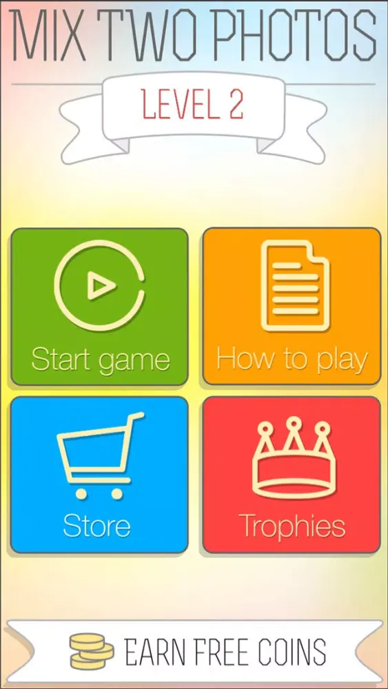 Zrzuty ekranu Mix Two Photos - A Word Photo Puzzle Game for your Brain