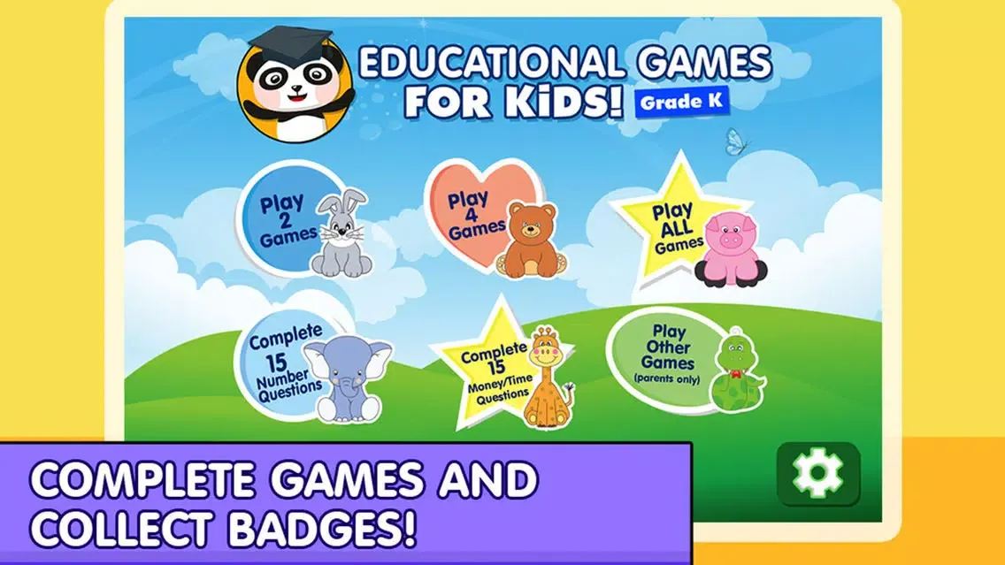 Educational Games for Kids - Learning Mini Games with Math, Time, Counting, Numbers, and Shapes Screenshots