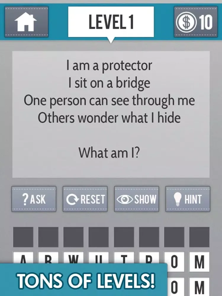 Captures d'écran de The Riddle Game 2 - Guess the Little Riddles Games iPad 