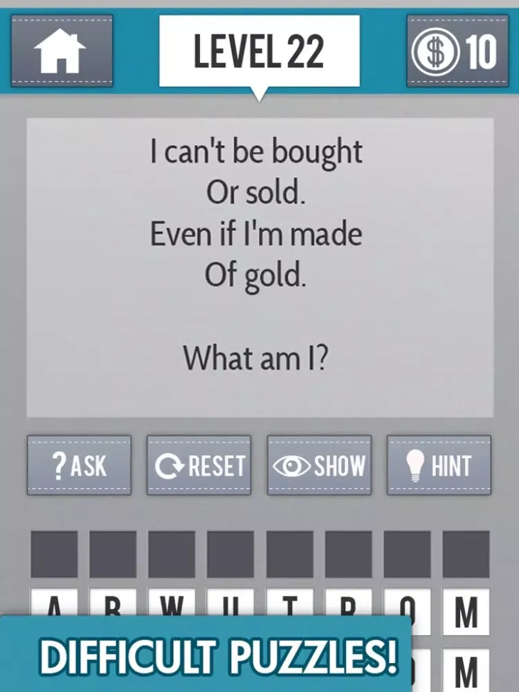 Captures d'écran de The Riddle Game 2 - Guess the Little Riddles Games iPad 