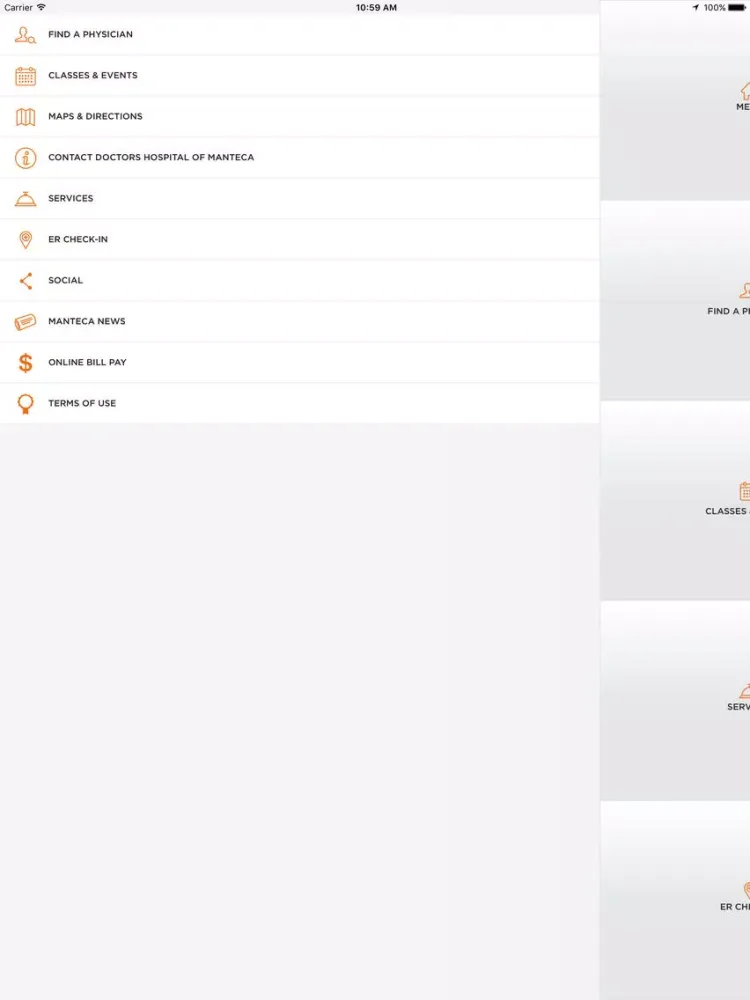 Capturas de pantalla de Doctors Hospital Manteca iPad 