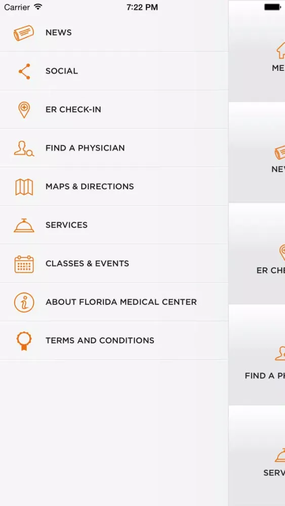Tangkapan layar Florida Medical Center