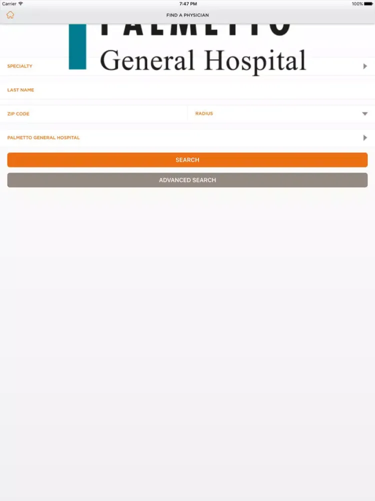 Скриншоты Palmetto General iPad 
