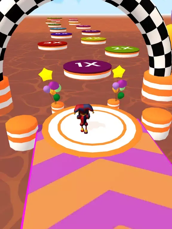 Tangkapan layar The Amazing Run Race Circus iPad 