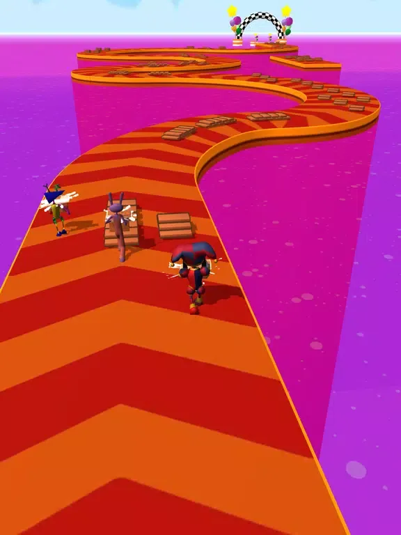 Tangkapan layar The Amazing Run Race Circus iPad 