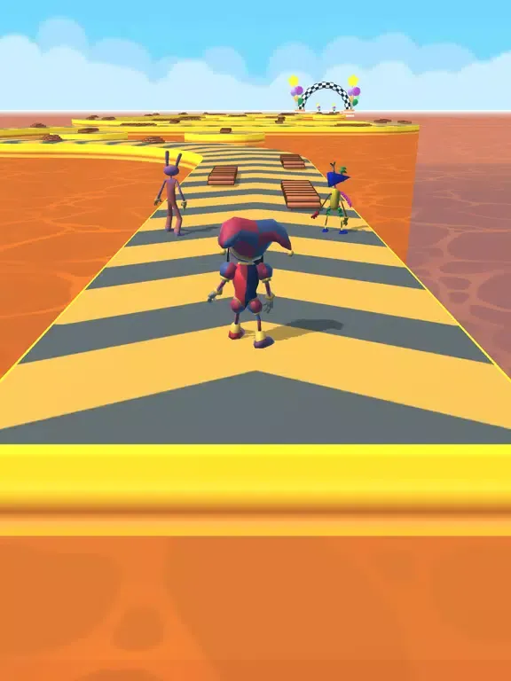 Tangkapan layar The Amazing Run Race Circus iPad 