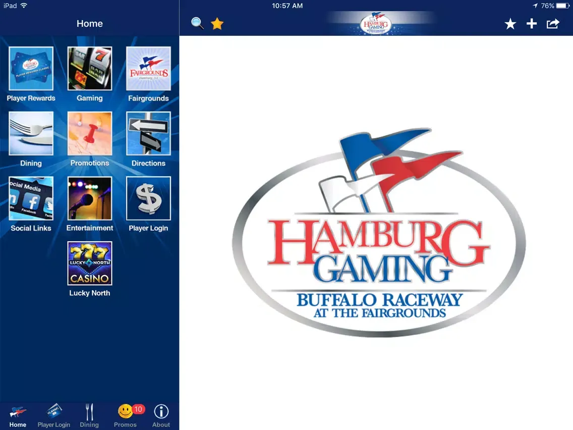 Ảnh chụp màn hình của Hamburg Gaming iPad 