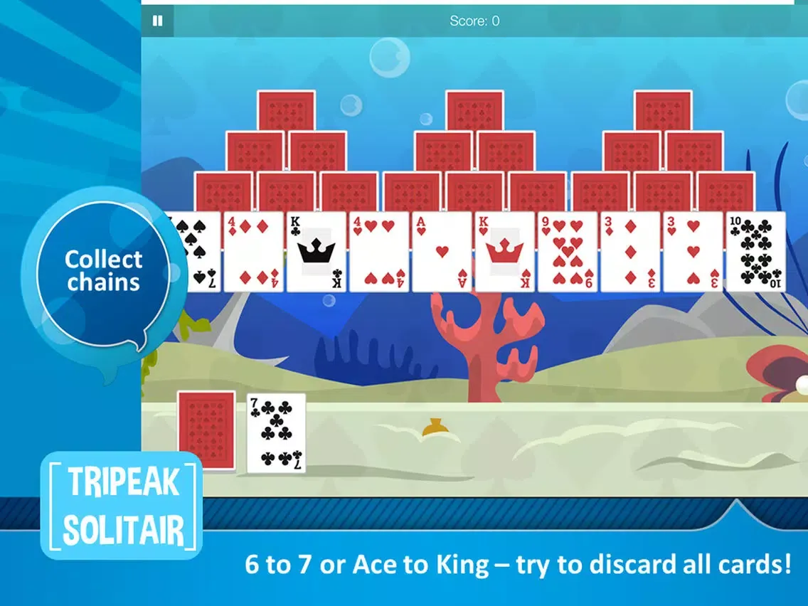 Скриншоты Tri-Peak Solitaire iPad 