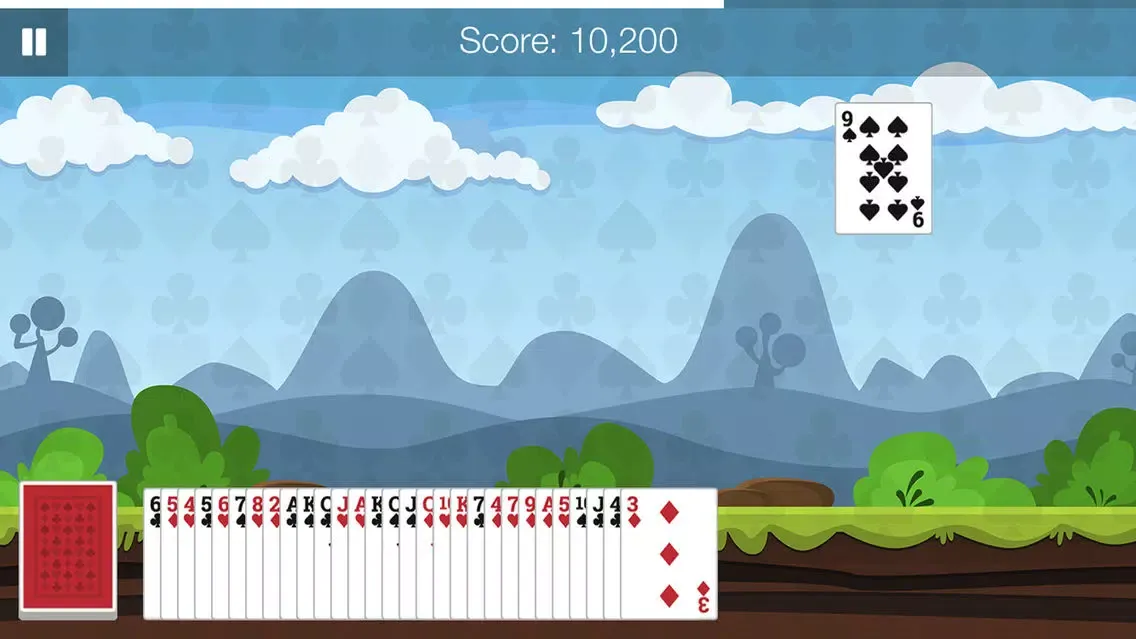 Скриншоты Tri-Peak Solitaire