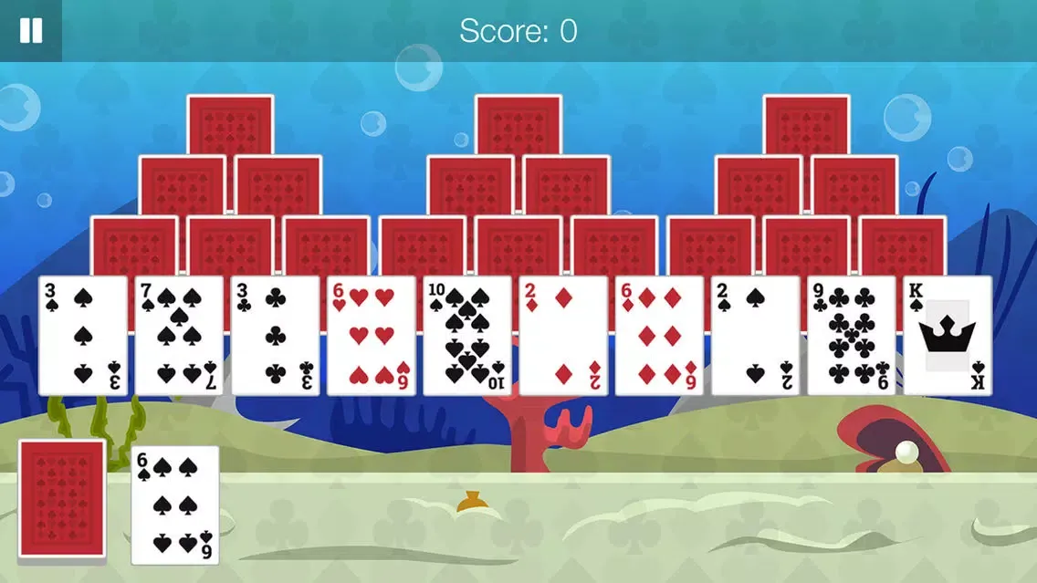Скриншоты Tri-Peak Solitaire