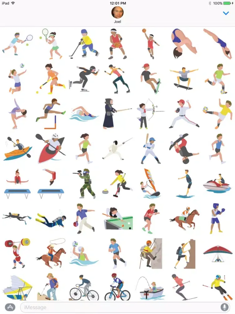 All Sport - Sticker Pack iPad  স্ক্রিনশট
