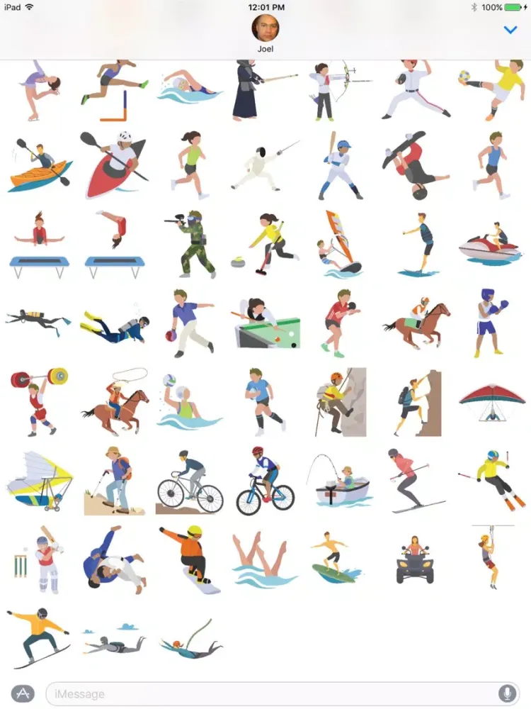 All Sport - Sticker Pack iPad  স্ক্রিনশট
