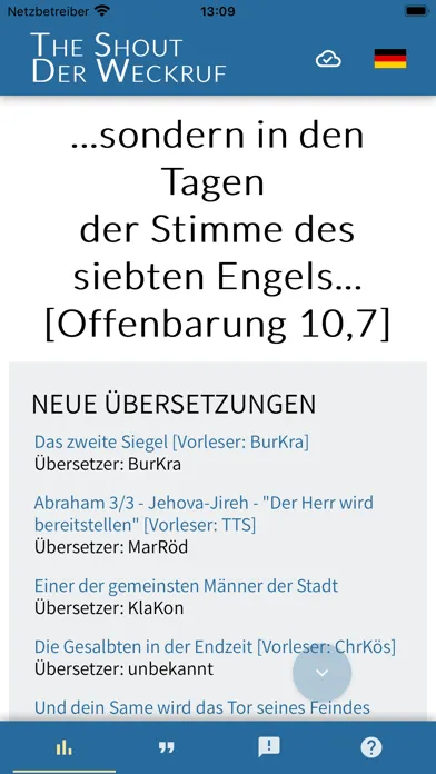 THE SHOUT / DER WECKRUF应用截图