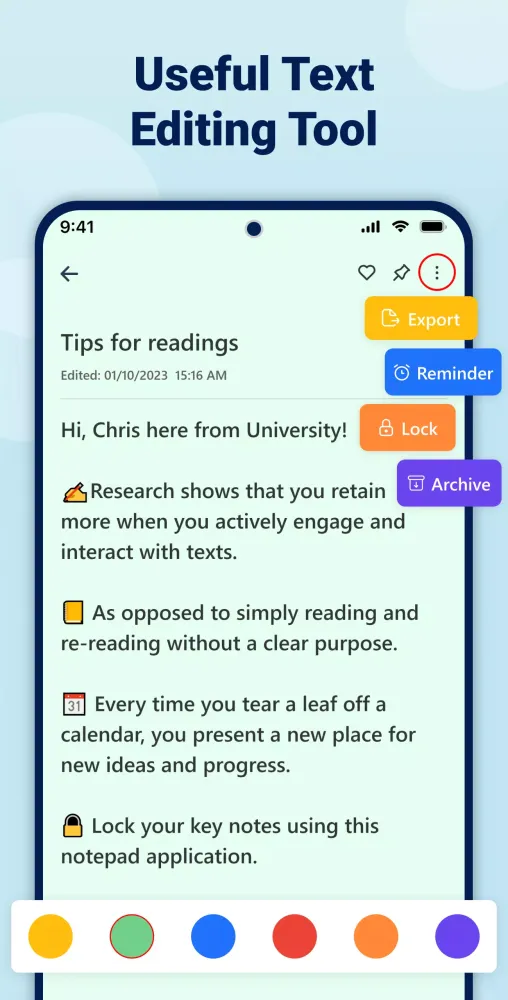 B Notes – Notepad Notebook app 스크린샷