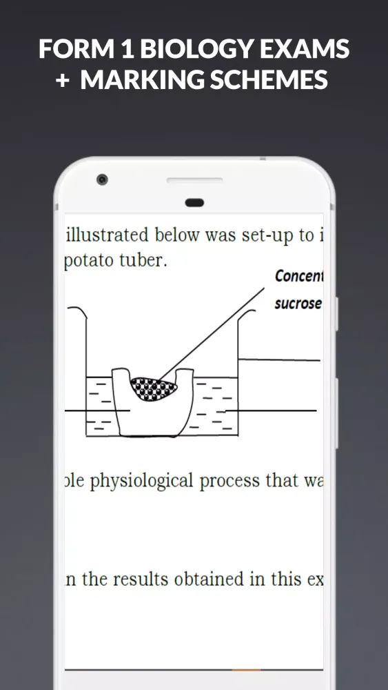 Screenshot di Biology Form 1 Exams + Answers