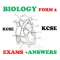 Form 2 Biology Exams + Answers