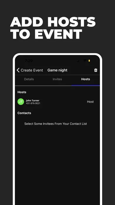 Captures d'écran de The List - Easy Event Planning
