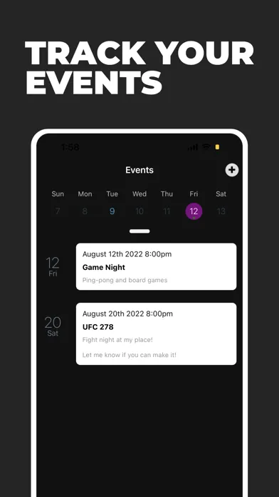 Captures d'écran de The List - Easy Event Planning
