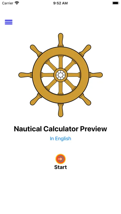 Captures d'écran de Nautical Calculator Preview