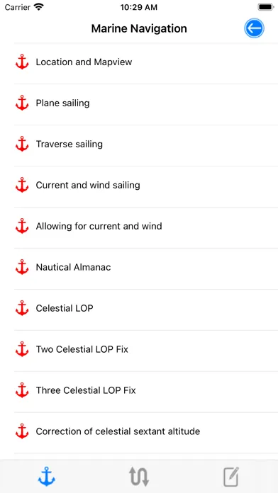 Captures d'écran de Nautical Calculator Preview