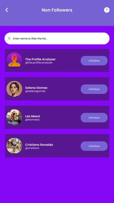 ภาพหน้าจอของ The Profile Analyzer