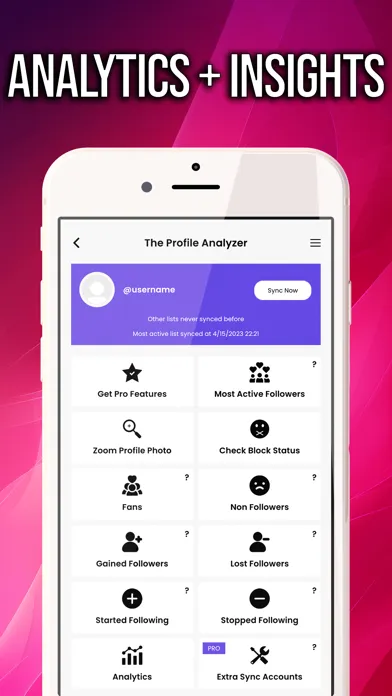 ภาพหน้าจอของ The Profile Analyzer