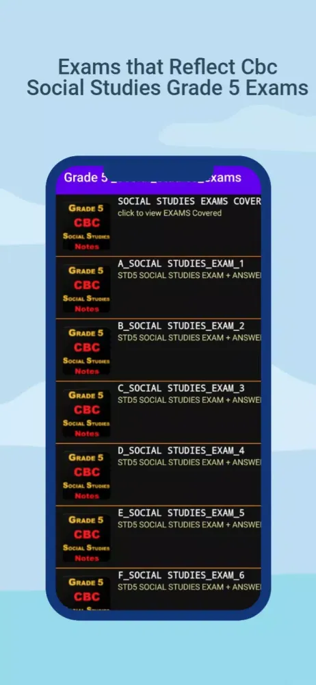 Grade 5 Social Studies Exams+A スクリーンショット