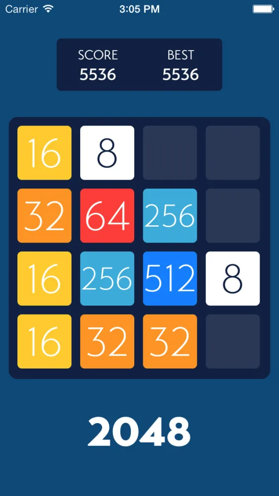 The 2048 App स्क्रीनशॉट