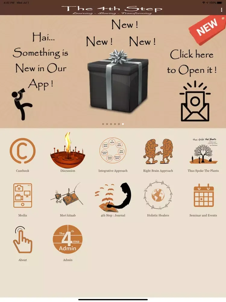 Tangkapan skrin The 4th step iPad 