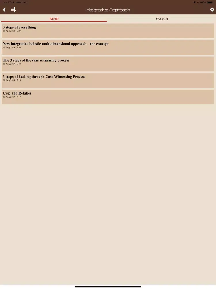 Tangkapan skrin The 4th step iPad 