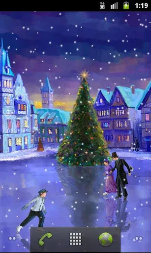 Christmas Rink Live Wallpaper Screenshots