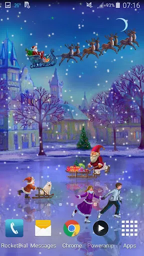 Christmas Rink Live Wallpaper Screenshots