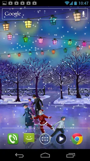 Christmas Rink Live Wallpaper Screenshots