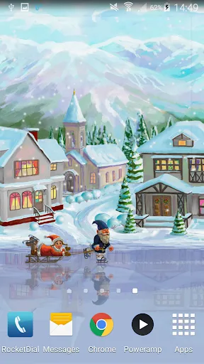Christmas Rink Live Wallpaper Screenshots