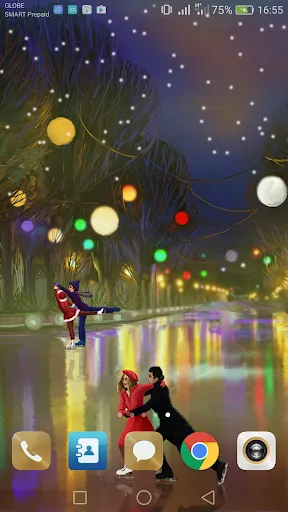 Christmas Rink Live Wallpaper Screenshots