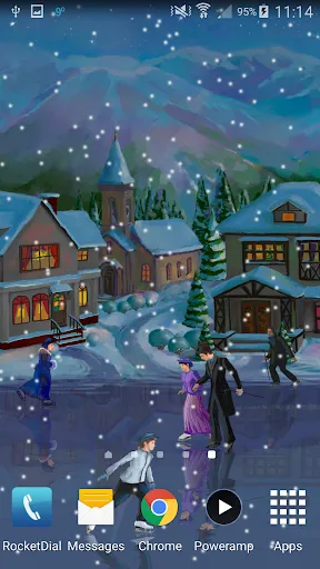 Christmas Rink Live Wallpaper Screenshots