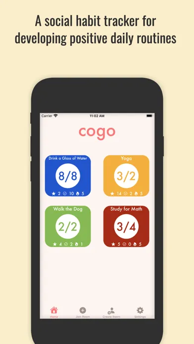 تصاویر Cogo - Group Habit Tracker