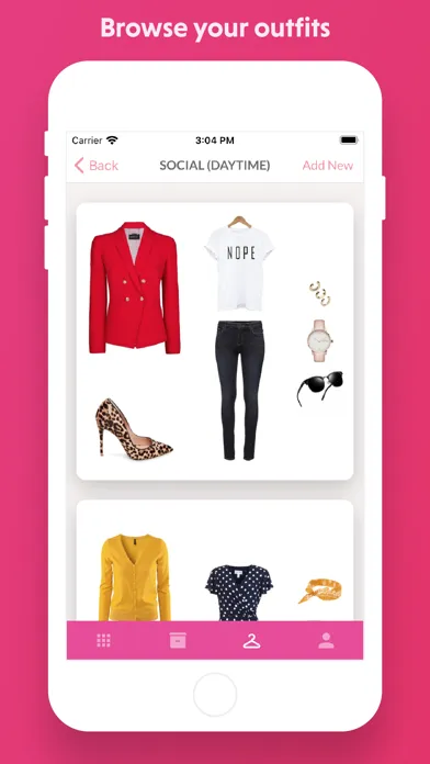 Zrzuty ekranu The 'drobe - Outfit Planner