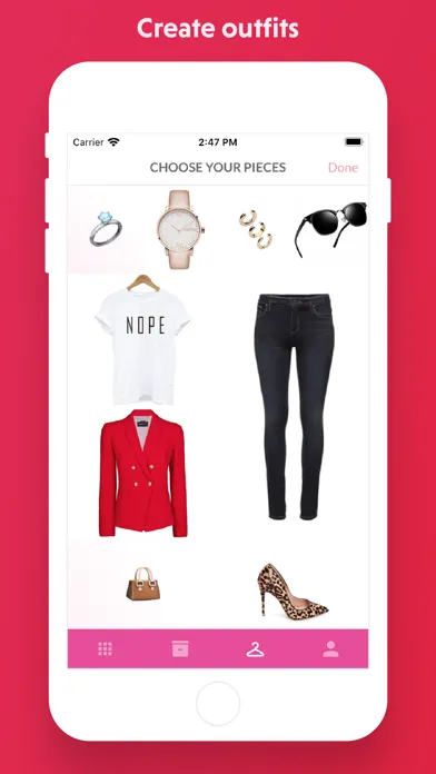 Zrzuty ekranu The 'drobe - Outfit Planner