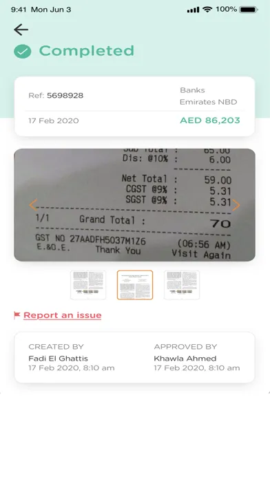 Screenshot di We Work Accounting