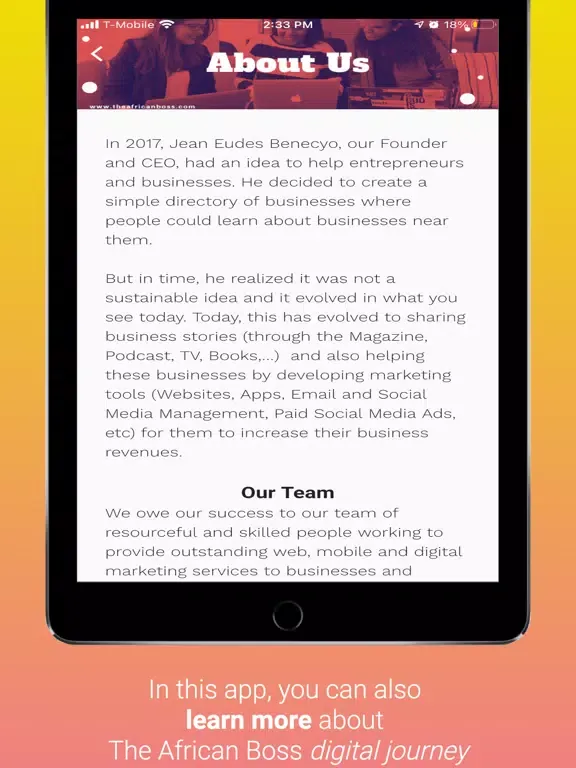 The African Boss iPad 应用截图