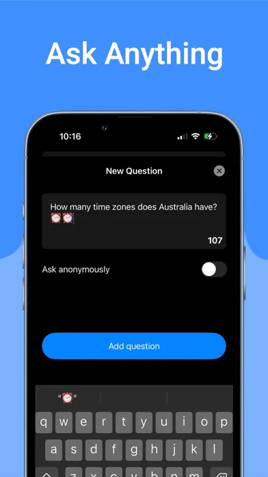 Captures d'écran de Live Questions - Ask Anything
