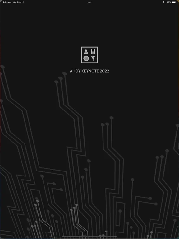 Capturas de pantalla de AHOY Keynote iPad 