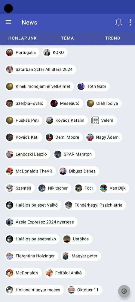 Tangkapan skrin Magyar Hírek