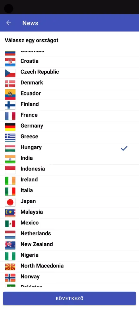 Tangkapan skrin Magyar Hírek