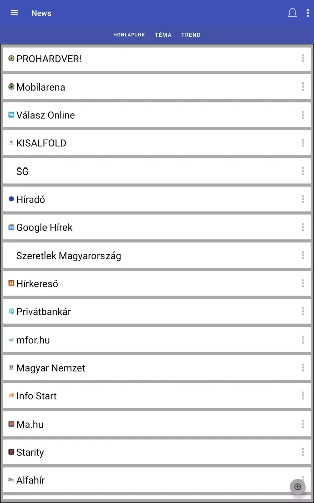 Tangkapan skrin Magyar Hírek